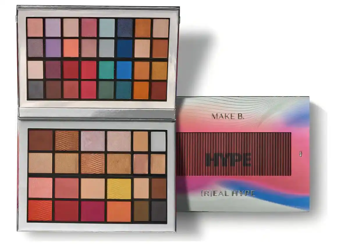 Image from miau promos. 💗🎀: *🛍️ 50% OFF!*  O Boticário Make B. Real Hype palette de maquiagem 38....