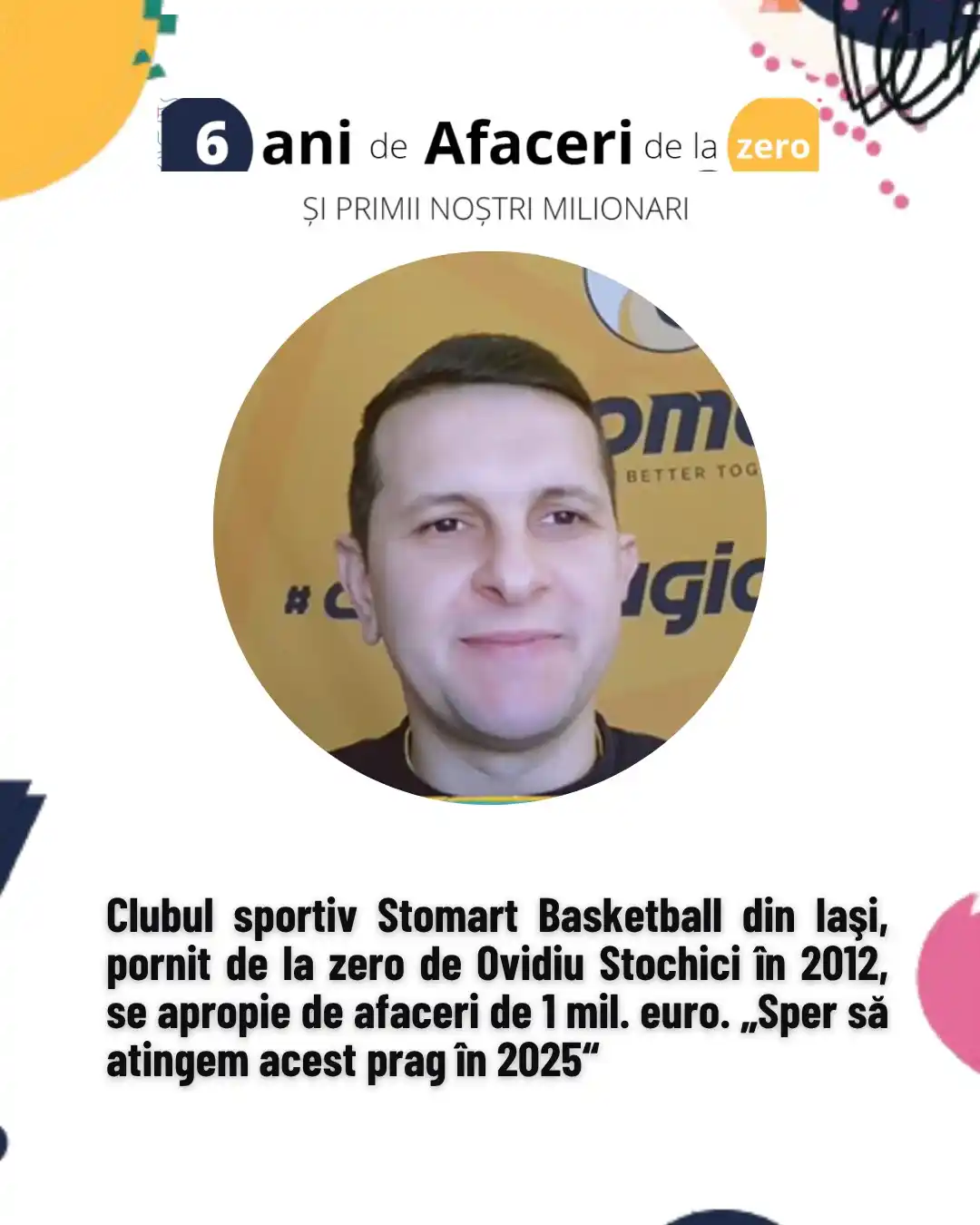 Image from Ziarul Financiar: 6 ani de Afaceri de la Zero. Primii milionari. Clubul sportiv Stomart ...