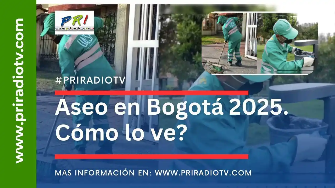 Image from Priradiotv.com: 🧹 Aseo en Bogotá 2025. Cómo lo ve?  La CRA negó la propuesta del Dist...