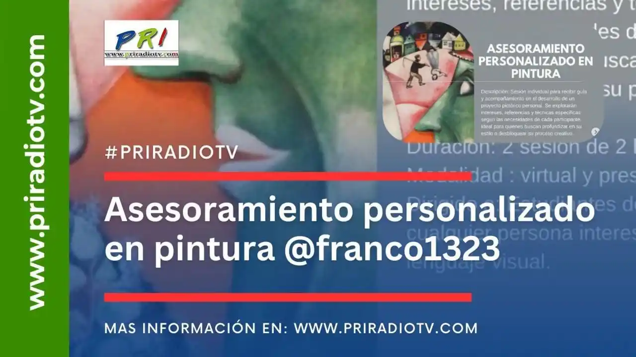Image from Priradiotv.com: 🎨 Asesoramiento personalizado en pintura: @franco1323 ¿Quieres potenc...