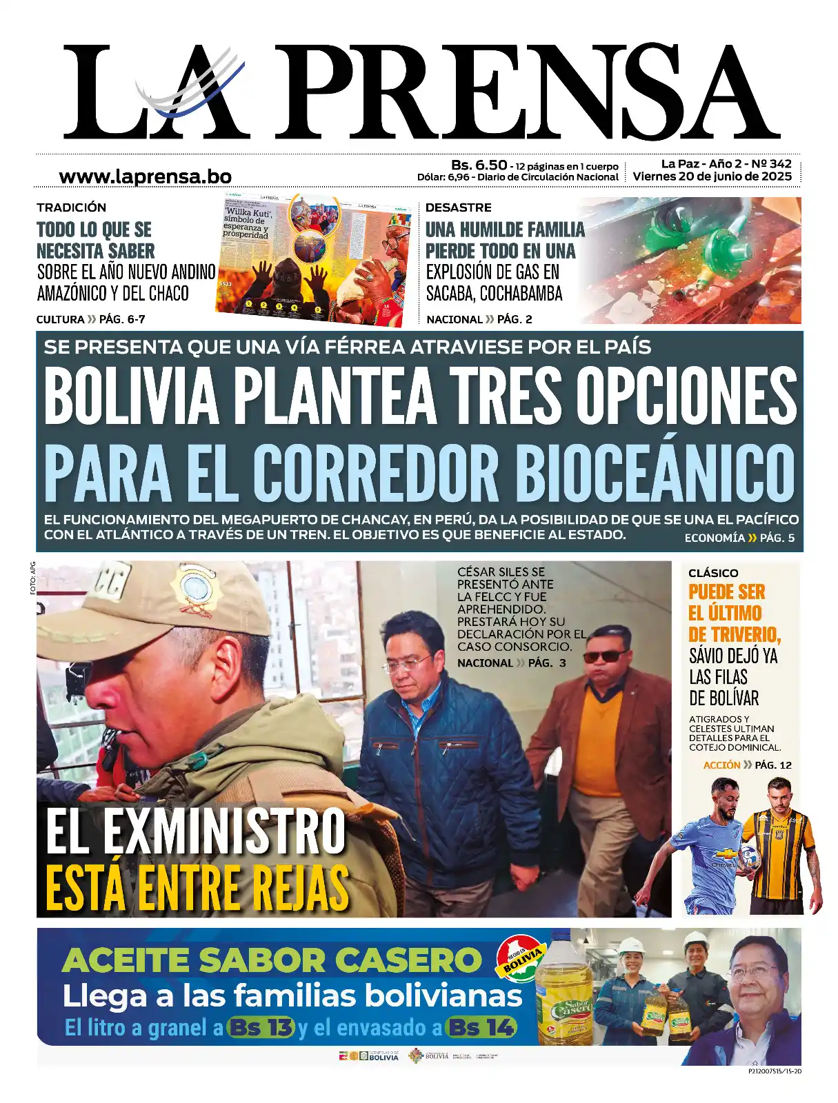 Image from La Prensa: 🔵🗞️ Buen día estimados lectores y seguidores de La Prensa, les prese...