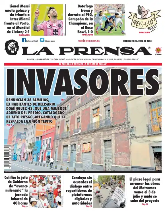 Image from LA PRENSA: ¡Buenos días! Te dejamos la portada y lo que necesitas saber para inic...