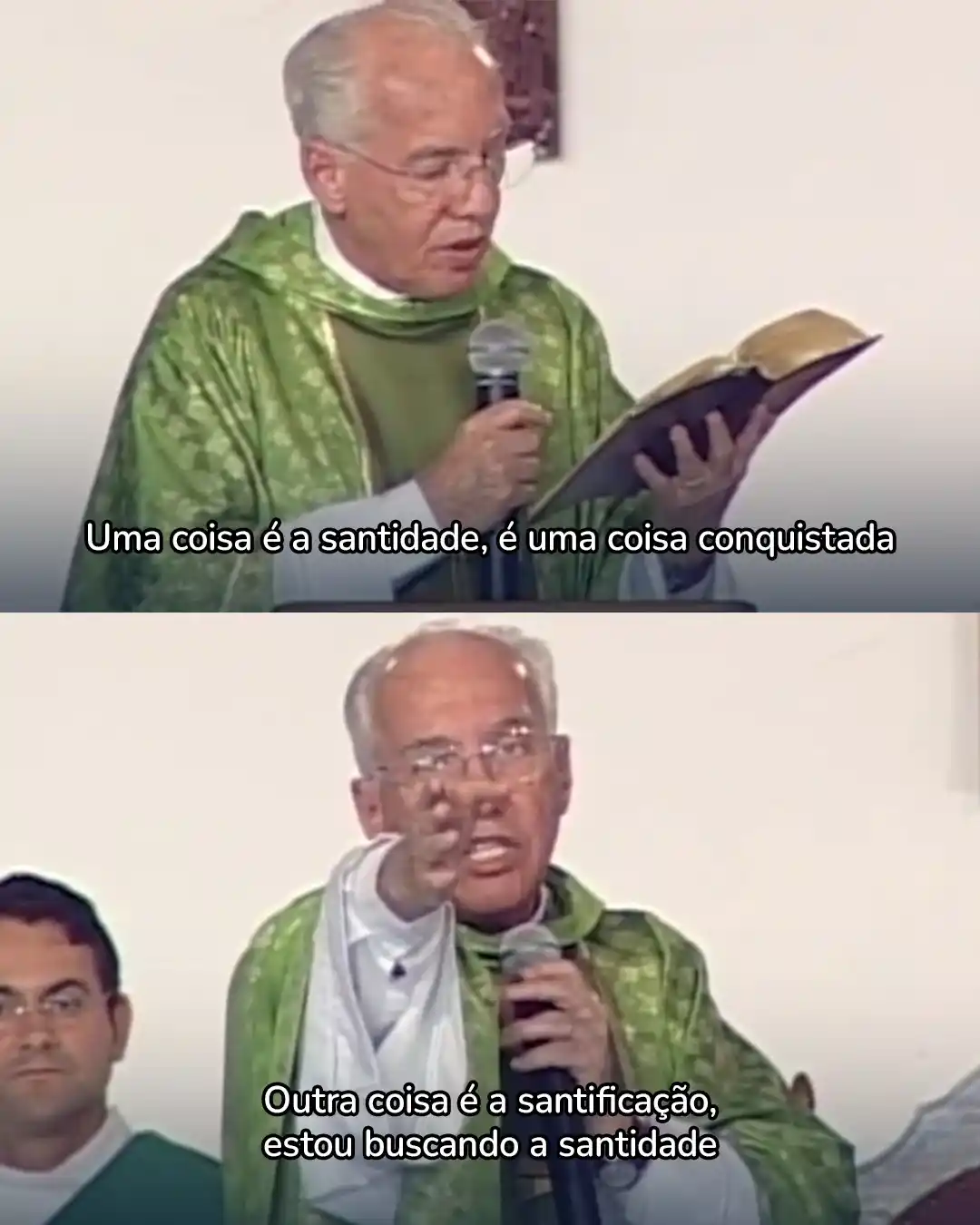 Image from Canção Nova: *CN PLUS*  `Nosso querido pai fundador, Padre Jonas Abib, sempre nos l...