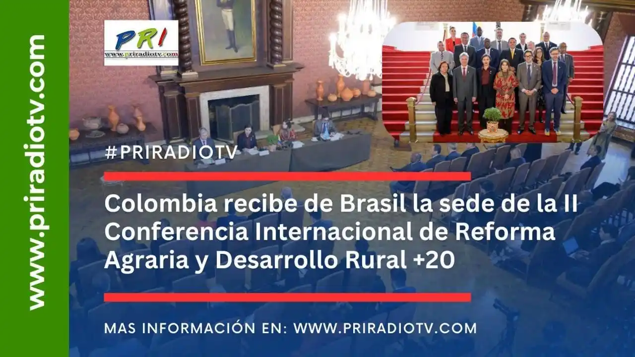 Image from Priradiotv.com: 🇨🇴🤝 Colombia recibe de Brasil la sede de la II Conferencia Internac...