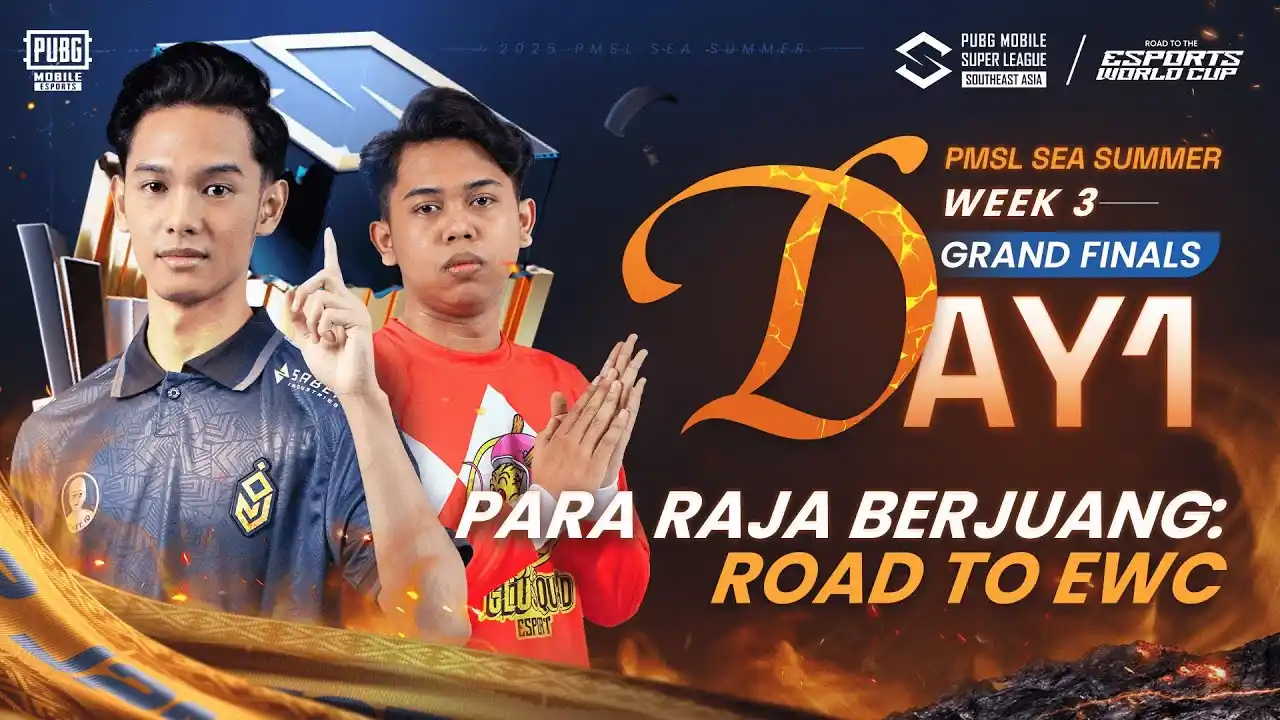 Image from PUBG MOBILE Indonesia: Grand Final 2025 PMSL SEA SUMMER Day 1 telah dimulai! Yuk saksikan kes...