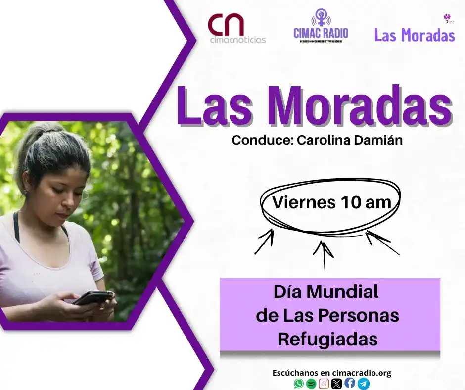 Image from Cimacnoticias: Hoy en Las Moradas 👯♀️💜 conversaremos del tema refugiados, en el mar...