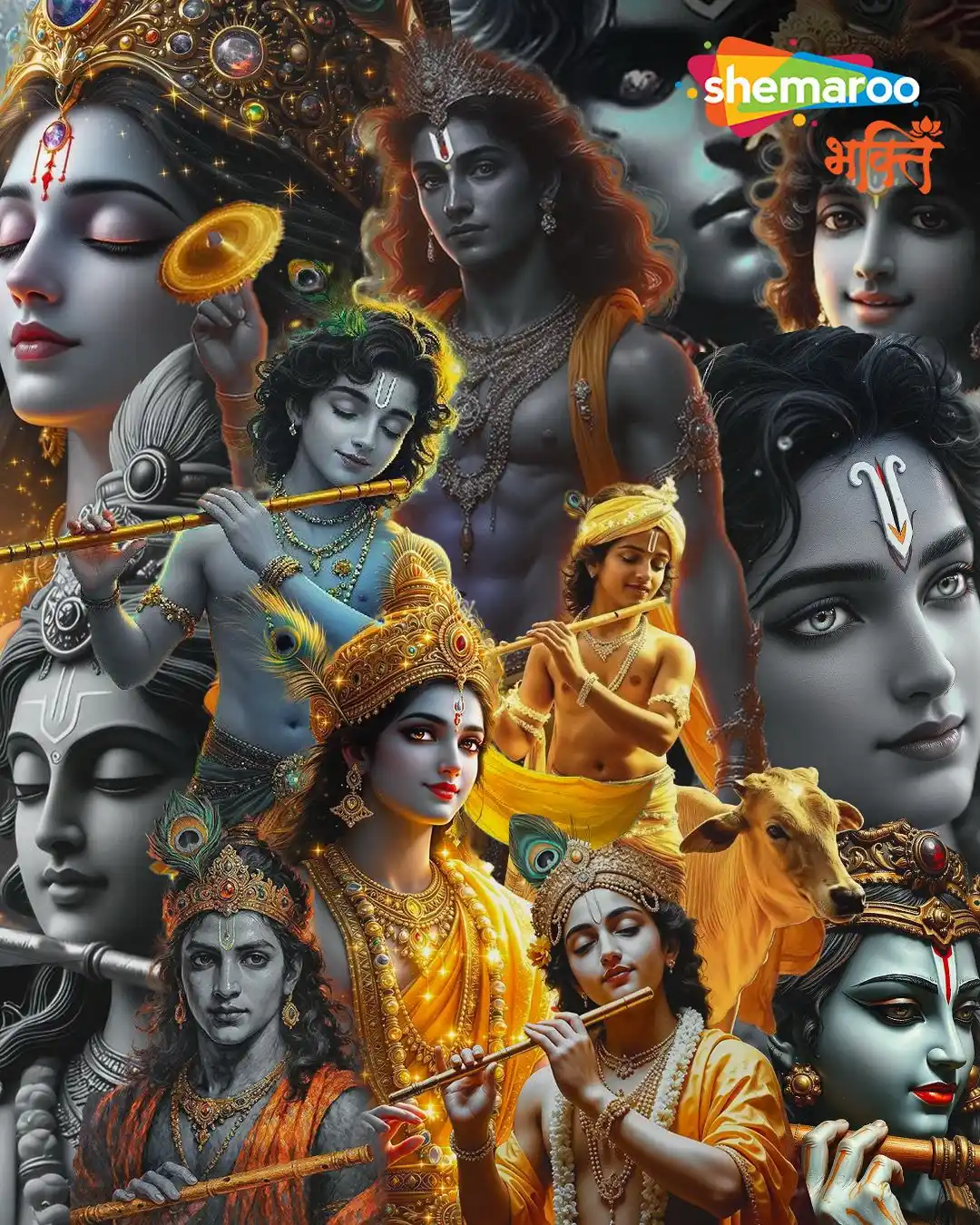 Image from Shemaroo Bhakti: Krishna’s divine love and wisdom illuminate our lives 🙏🏻 <a class="...