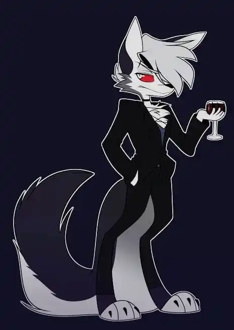 Image from ➶✧ᎻᎪᏃᏴᏆΝ ᎻϴͲᎬᏞ ҒᎪᎷᏆᏞᏆᎪ✧➴: 🖤🐺-^-Male Loona-^-🐺🖤 =Como me veo? Paresco, como si me fuera a ca...