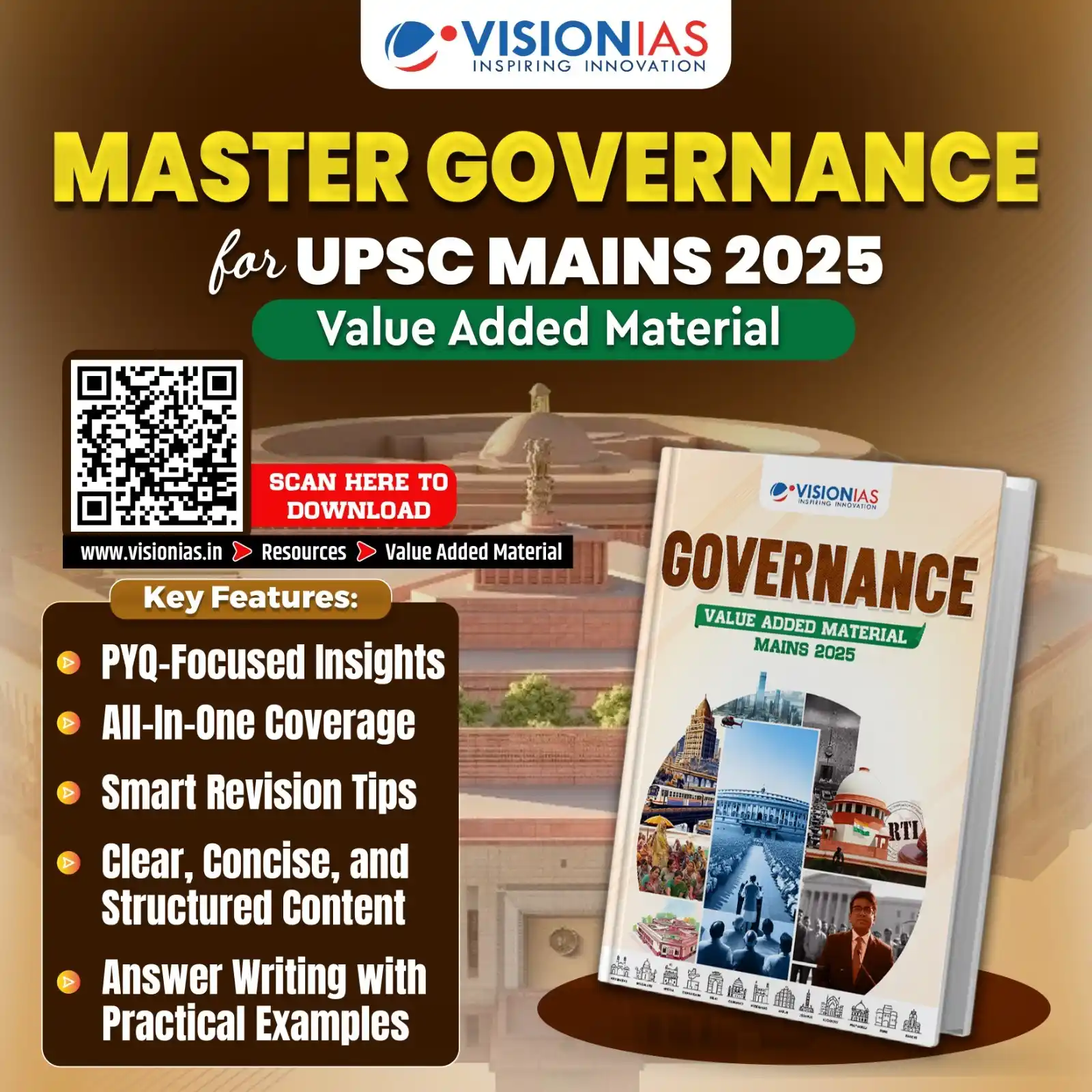Image from Vision IAS: Master Governance for Mains 2025 with Vision IAS!  Get ahead in your U...