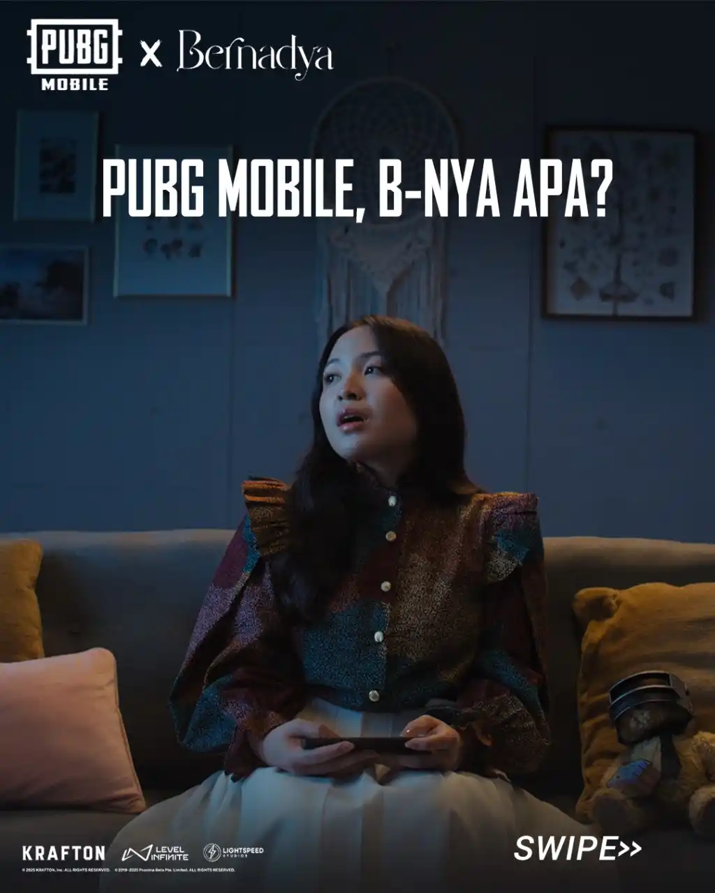 Image from PUBG MOBILE Indonesia: PUBG MOBILE, B-nya apa ya? 🤔 Jelas B-nya Bernadya! 😎 Jangan sampai ...