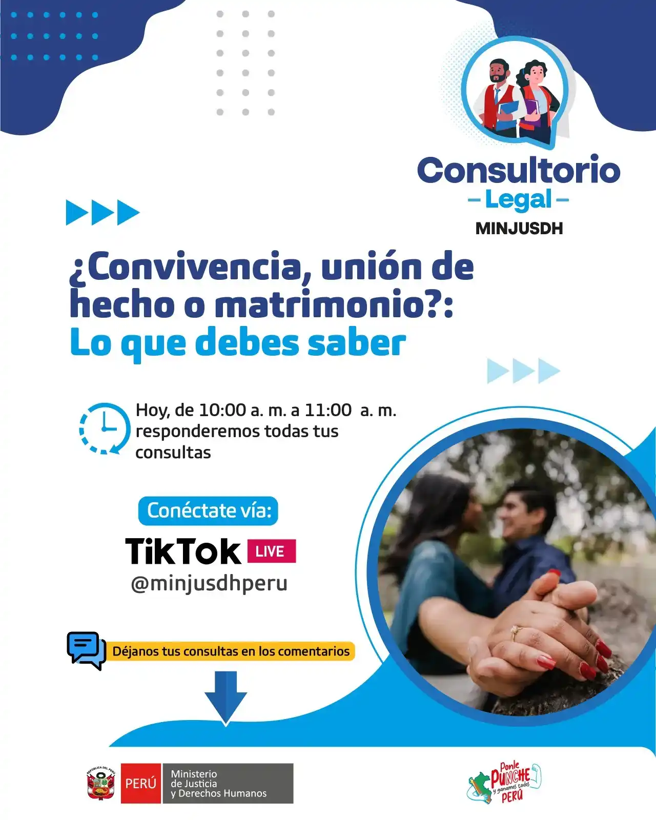 Image from Ministerio de Justicia y Derechos Humanos del Perú: ☝🏼 *¿Quieres conocer más sobre los derechos que te corresponden en un...