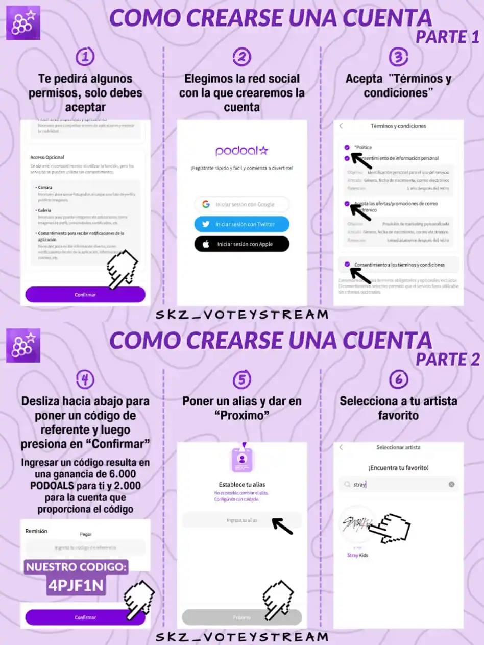 Image from ¤ (¯´☆✭.¸_)¤ Info SKZ vote & stream ¤(_¸.✭☆´¯) ¤: ⭐️ RECORDATORIO 📱PODOAL STAY no te olvides de recolectar tus ⭐️⚡️par...