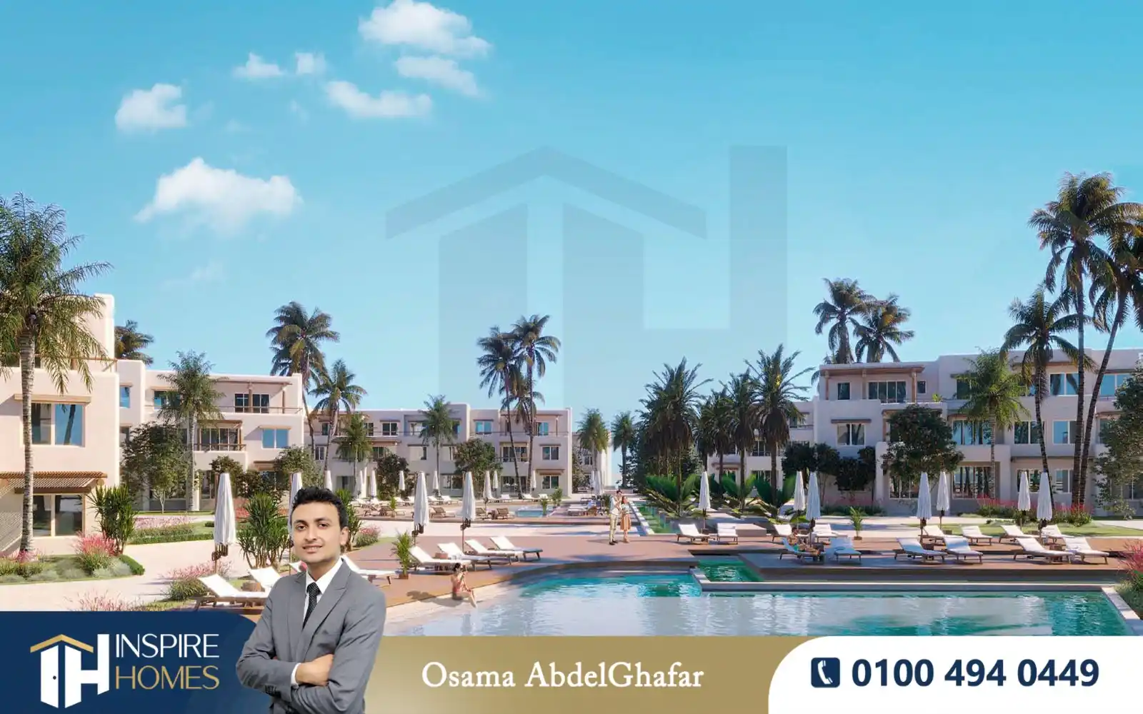 Image from InspireHomes: شاليه لإعادة البيع 64م + 30م جاردن ( Hacienda West ) رأس الحكمة - 7,66...