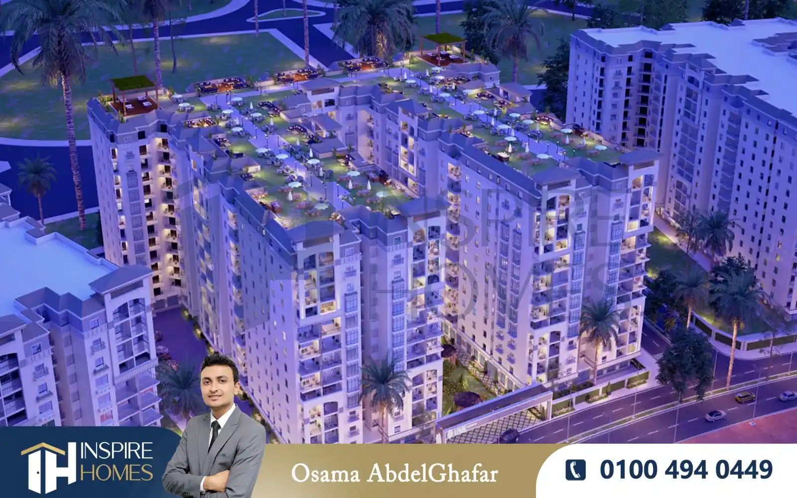 Image from InspireHomes: شقة لإعادة البيع 155م سموحة ( Muruj ) - 5,870,000 ج بتسهيلات على سنتين...