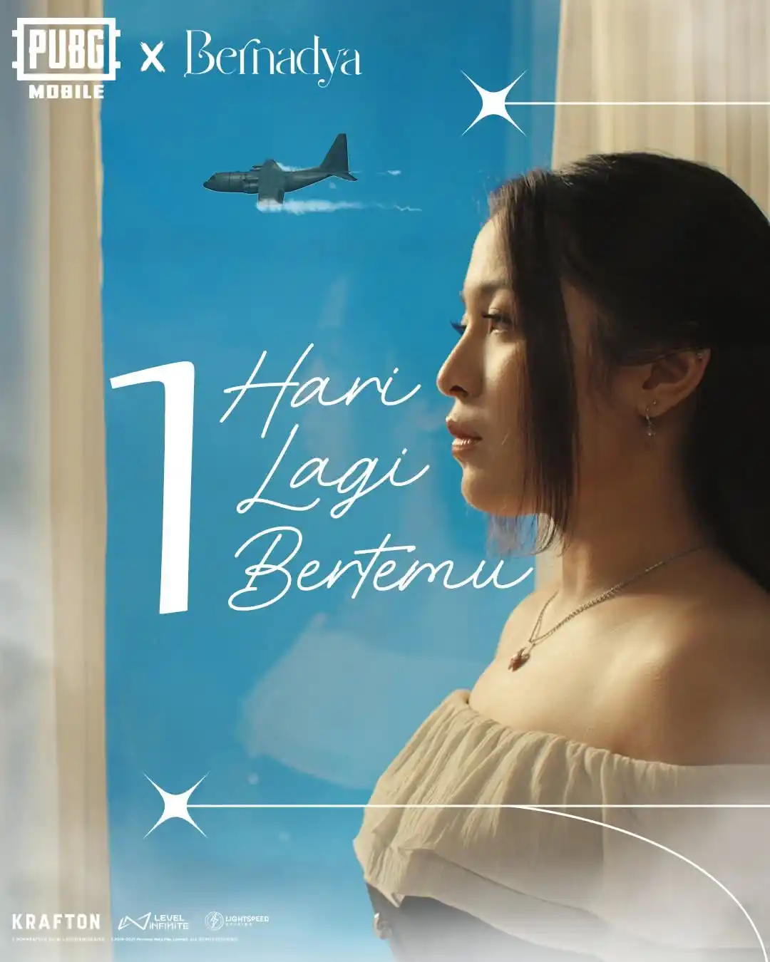 Image from PUBG MOBILE Indonesia: Sisa 1 hari lagi nih sebelum Bernadya bermain ke Erangel! Siap gak nih...
