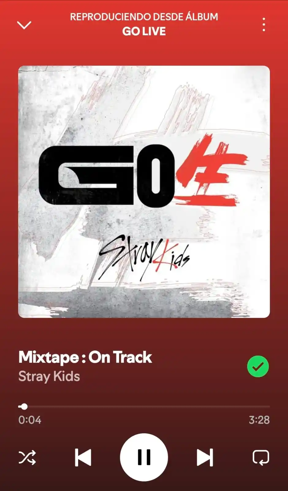 Image from ¤ (¯´☆✭.¸_)¤ Info SKZ vote & stream ¤(_¸.✭☆´¯) ¤: 🎧🎶 SPOTIFY 🎶🎧 MIXTAPE:On Track - GO LIVE le faltan 126.384 reprod...
