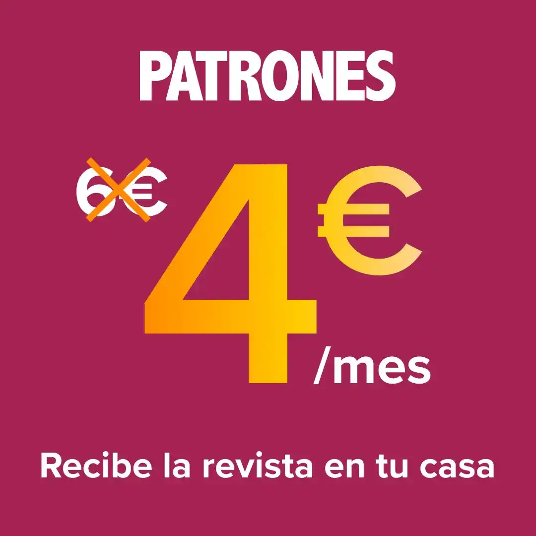 Image from Patrones: Suscríbete a la revista por solo 4€ al mes, recíbela en casa y empieza...