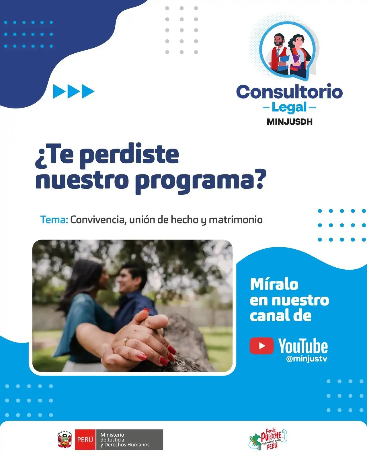 Image from Ministerio de Justicia y Derechos Humanos del Perú: *¿Te perdiste nuestro <a class="text-blue-500 hover:underline cursor-p...