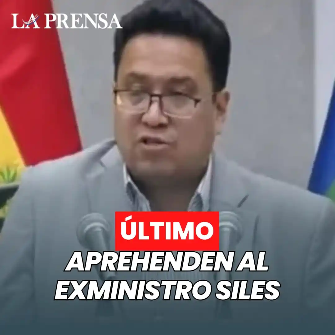 Image from La Prensa: 🚨ÚLTIMO| https://laprensa.bo/aprehenden-al-exministro-de-justicia-ces...