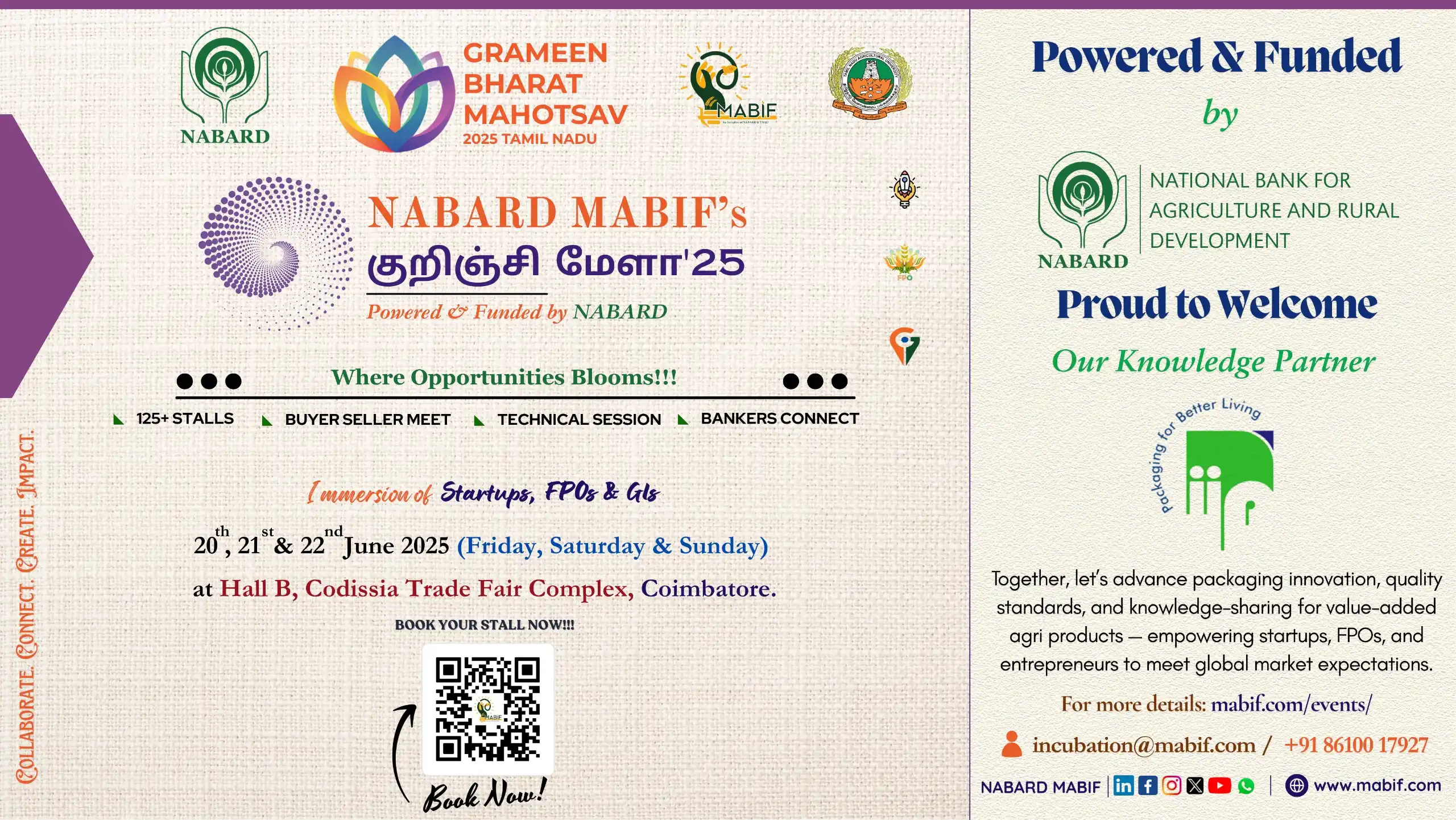 Image from Madurai Agri Business Incubation Forum (MABIF): We’re excited to welcome *"Indian Institute of Packaging - IIP"* as ou...