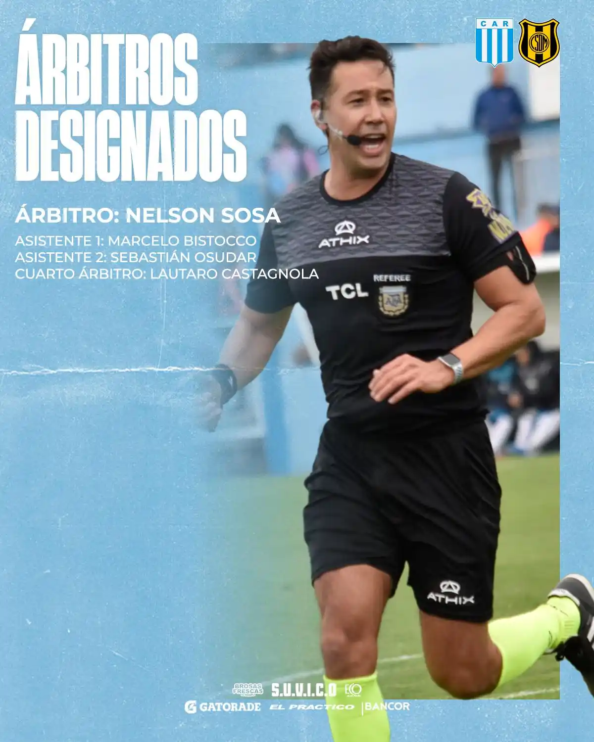 Image from Club Atlético Racing: ¡Árbitros Designados! ⚽️ RACING 🆚 Dep. Madryn...