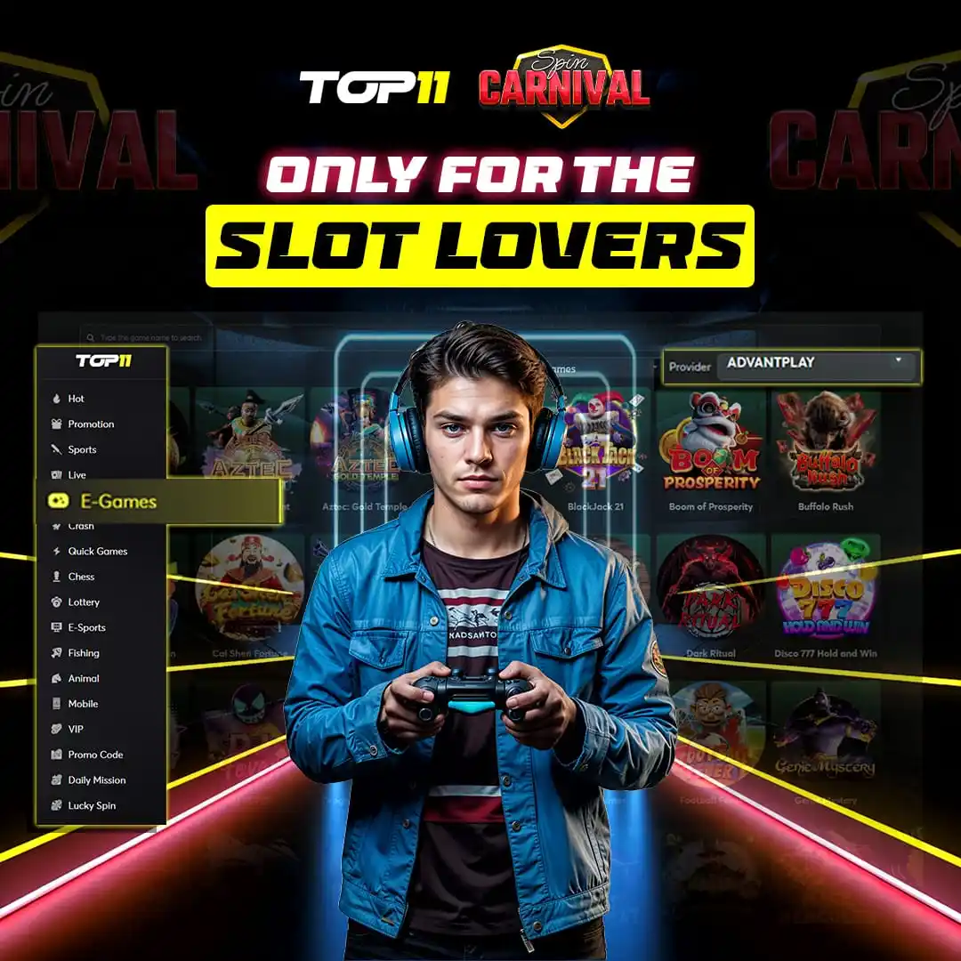 Image from Top11 India🇮🇳: Calling All Slot Lovers 🎰 Get ready for non-stop excitement with Adv...