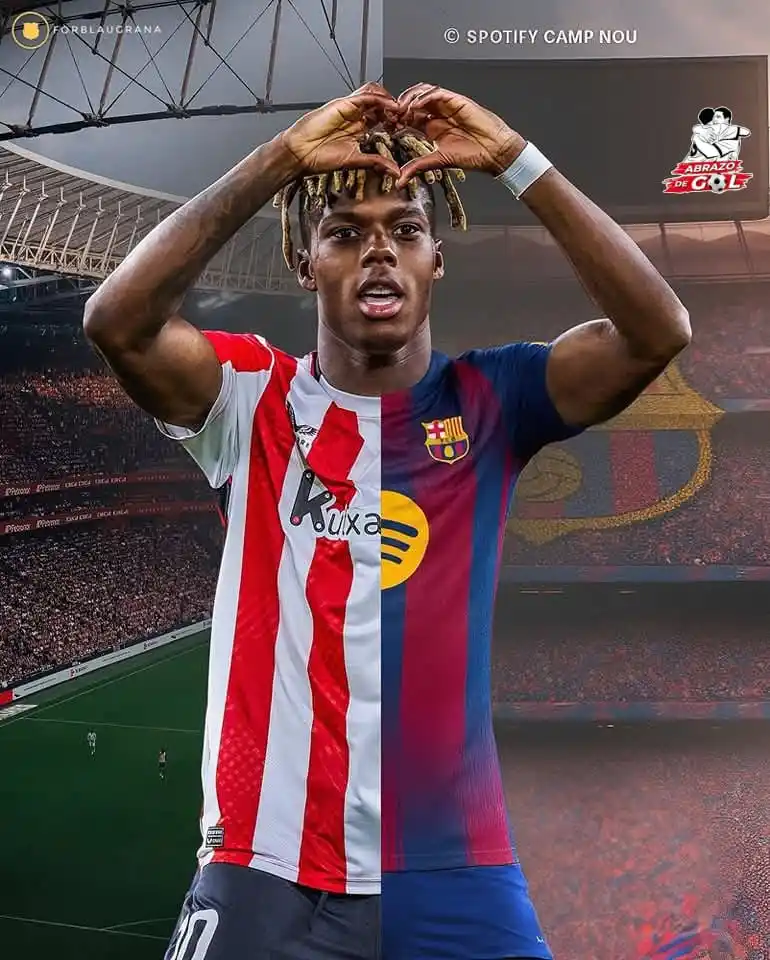 Image from 🏆⚽️ ABRAZO DE GOL 2025 ⚽️🏆: 🚨 Exclusiva | El Athletic Club de Bilbao ya da por perdido a Nico Wil...