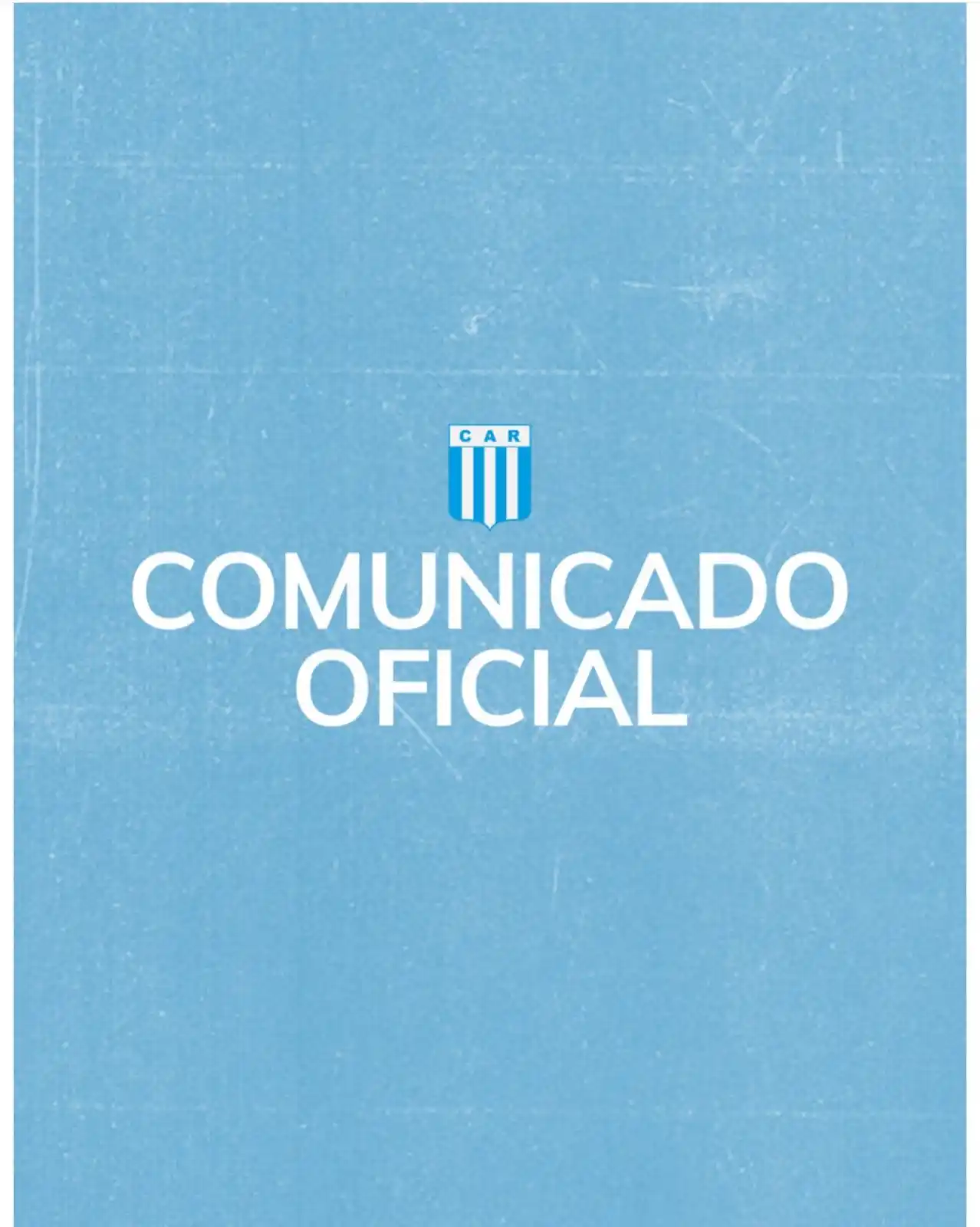 Image from Club Atlético Racing: ℹ️ El Club Atlético Racing informa que Héctor Arzubialde presentó la r...