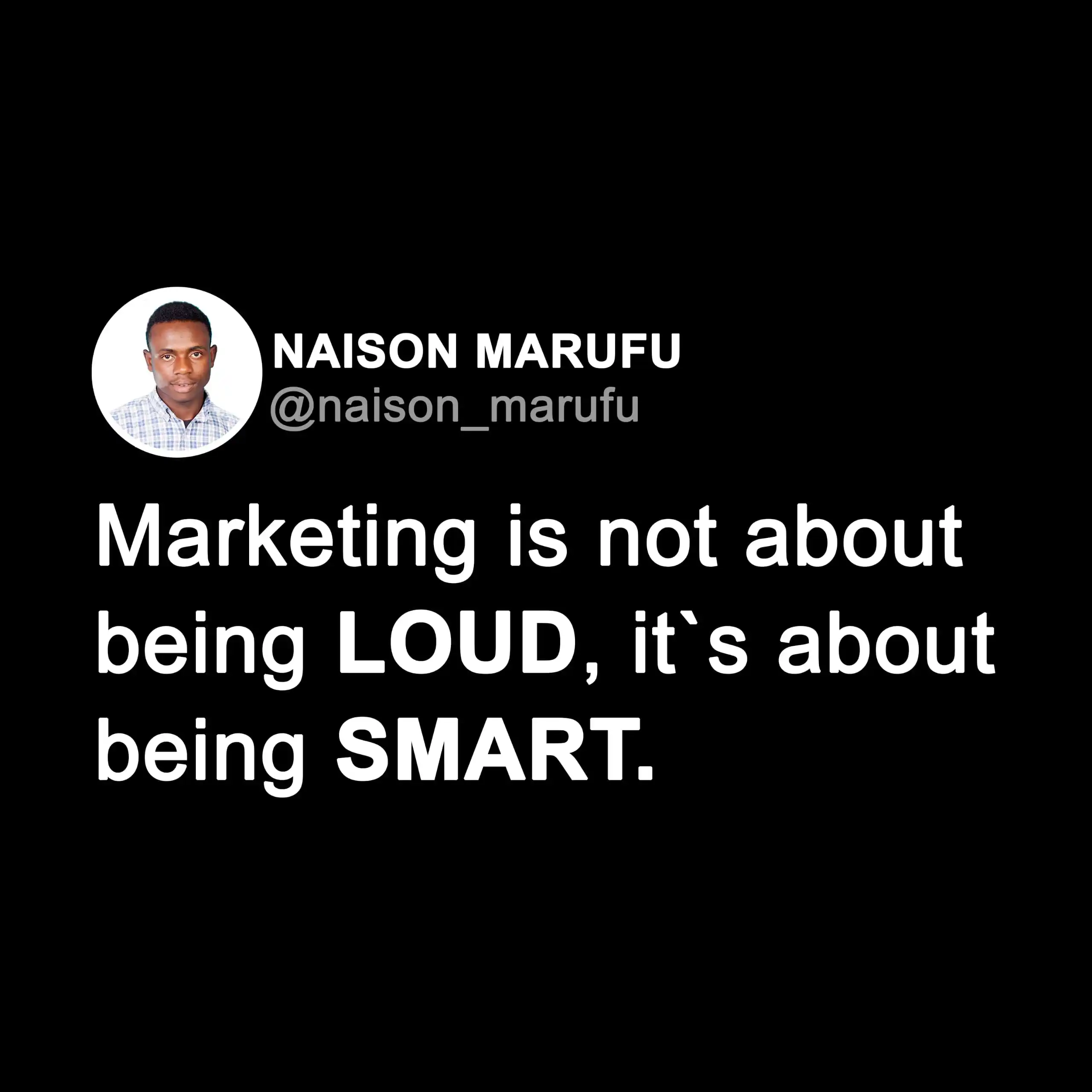 Image from Naison Marufu: Imagine a billboard that screams at passersby versus a tailored ad tha...