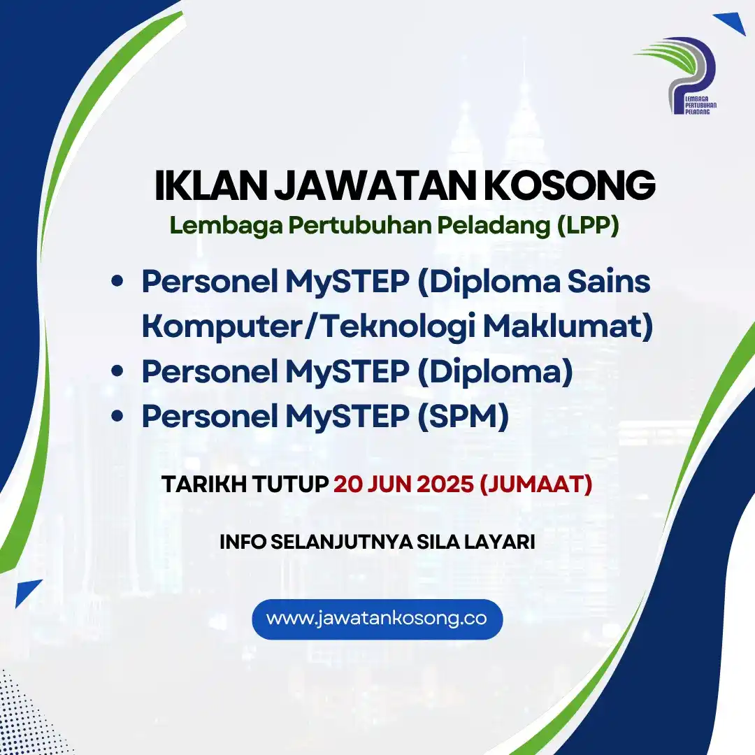 Image from Jawatan Kosong Terkini: Jawatan Kosong Lembaga Pertubuhan Peladang (LPP). Tarikh tutup permoho...