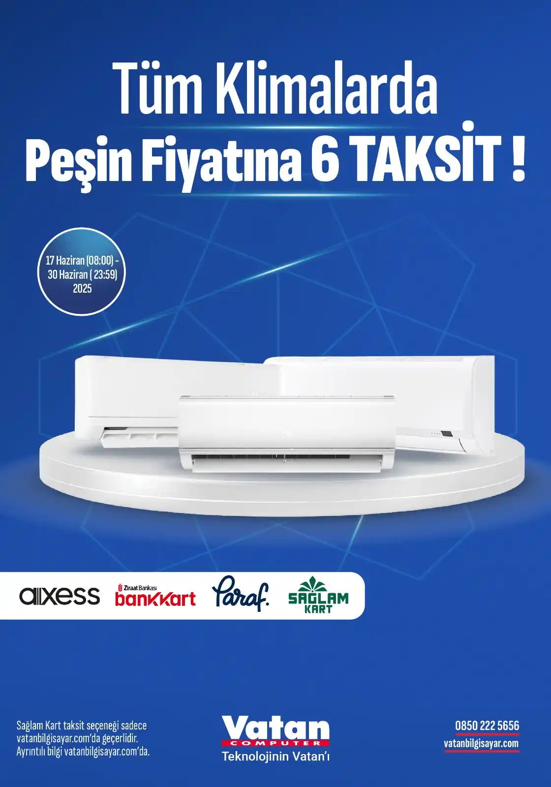 Image from Vatan Bilgisayar: Klima İstersin Vatan'da Bulursun ❄️  Tüm Klimalarda Peşin Fiyatına 6 T...