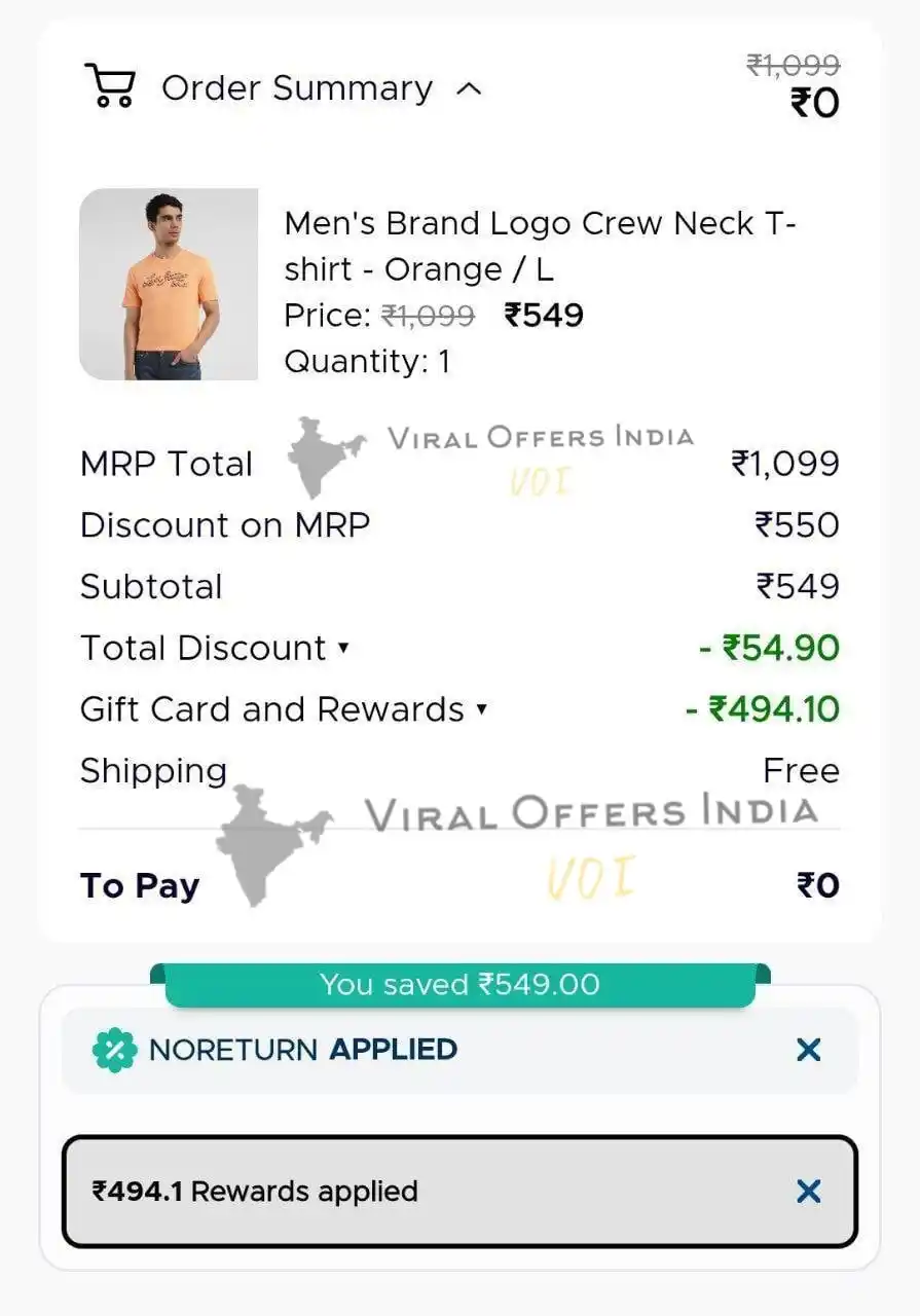 Image from Viral Offers India: Levi’s Big Loot Get Free Product Worth 500 on Levi's  Go To Levi’s Web...