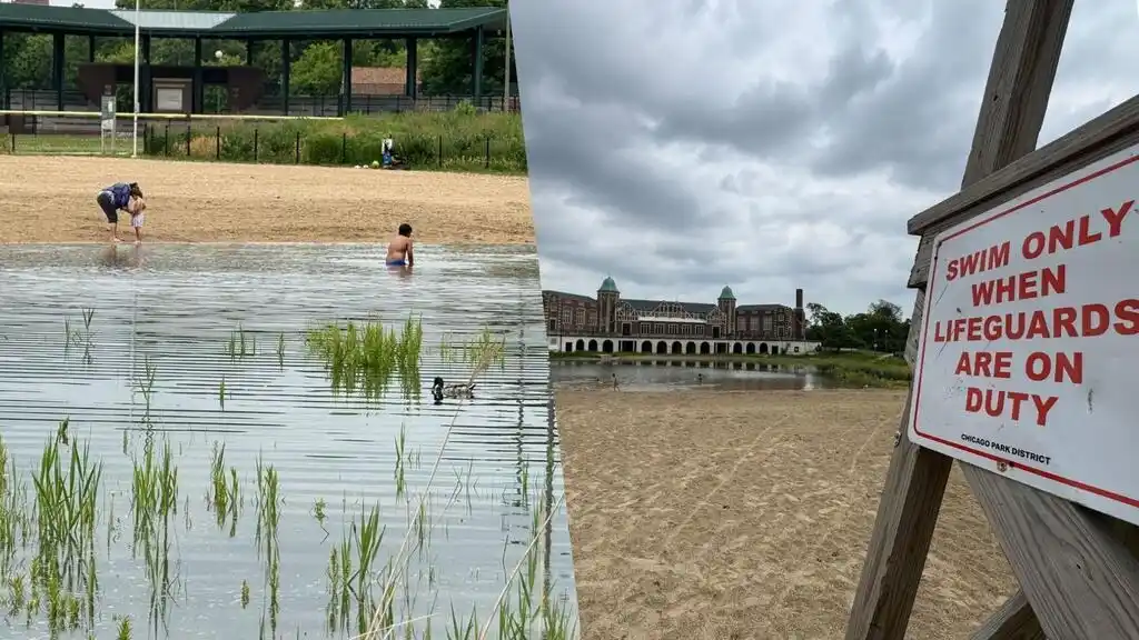 Image from Univision Chicago : *☀️ ¿Listo para el calor? Chicago abre sus piscinas este viernes*  Aqu...