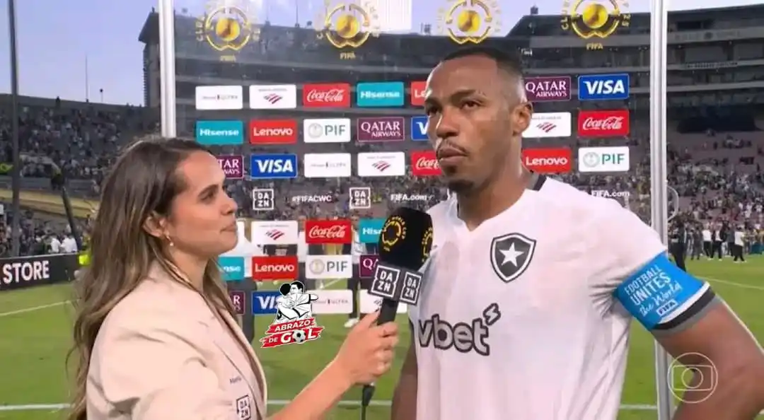 Image from 🏆⚽️ ABRAZO DE GOL 2025 ⚽️🏆: MARLON FREITAS (capitán de Botafogo): “El PSG es un gran equipo, nosot...