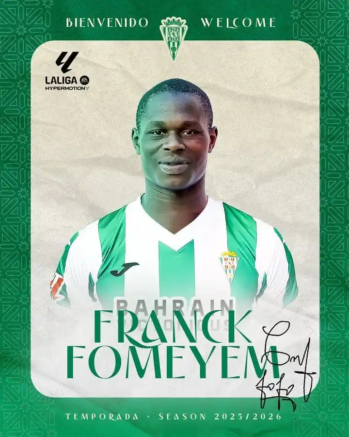 Image from solofichajes123: 🚨OFICIAL🚨 El Córdoba CF anuncia el fichaje del central Franck Fomeye...
