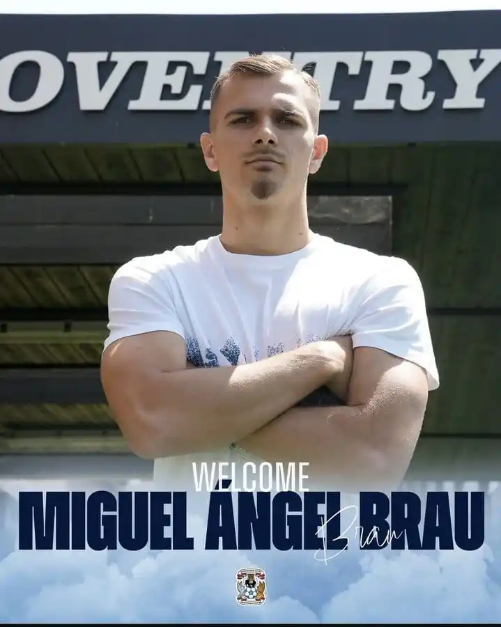 Image from solofichajes123: 🚨OFICIAL🚨 El Coventry City anuncia el fichaje del lateral izquierdo ...