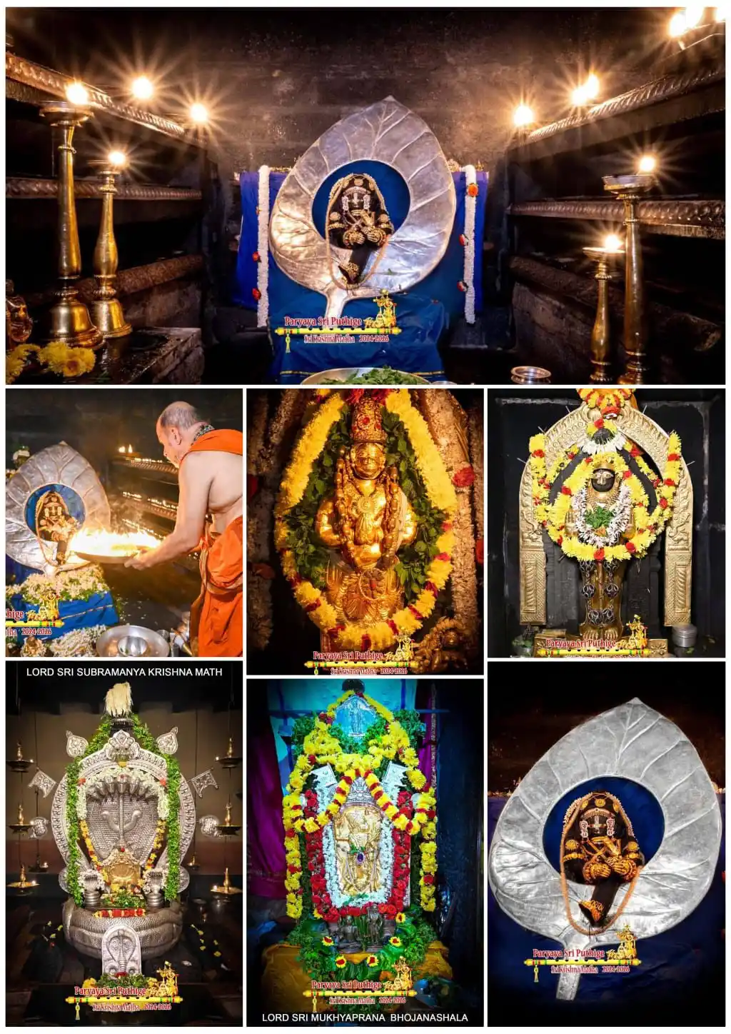 Image from 𝗦𝗮𝗻𝗮𝘁𝗮𝗻𝗮 Hindu 𝗗𝗛𝗔𝗥𝗠𝗔 ಸನಾತನ ಹಿಂದೂ 🙏: *19-Jun-2025* *Udupi Sri Puthige Sri Krishna Matha* *Vishwa Gita Parya...