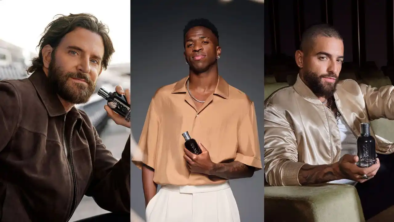 Image from Lorena R7 | Notícias do Brasil e do mundo, famosos, música e TV: Boss apresenta nova fragrância com Vinicius Jr. e astros globais Acess...