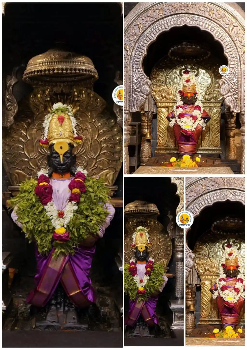 Image from 𝗦𝗮𝗻𝗮𝘁𝗮𝗻𝗮 Hindu 𝗗𝗛𝗔𝗥𝗠𝗔 ಸನಾತನ ಹಿಂದೂ 🙏: 🚩🚩🚩🚩🚩🚩🚩🚩🚩🚩 Darshan of Shri Vitthal And Rukminimata, Pandhar...