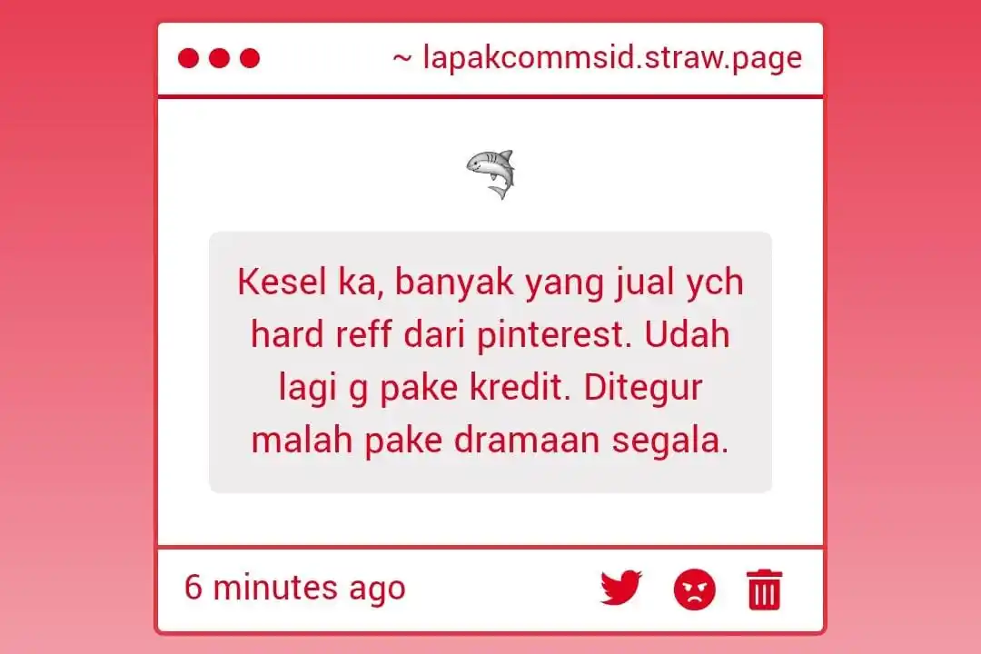 Image from LAPAK COMMS ID 🦭: Ditegur sampe drama? Udh lama kah kasusnya nder? Bisikin di wa dong, m...