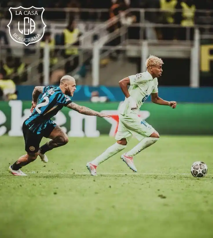 Image from La Casa Blaugrana 💙❤️ (FC Barcelona | Lamine Yamal | Lionel Messi): 🗣️ "Es cierto que jugué un buen partido, pero no logramos ganar". 🗣...