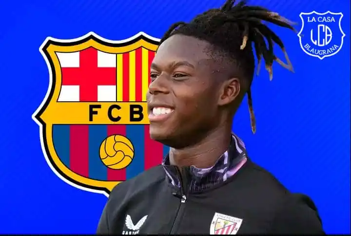 Image from La Casa Blaugrana 💙❤️ (FC Barcelona | Lamine Yamal | Lionel Messi): 🇪🇸❌ El Athletic empieza a asumir que perderá a Nico Williams, pero n...