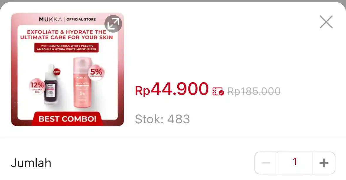 Image from PROMO SHOPEE DAN SHOPEEFOOD 🧡: [Glowing Skin Bundle] All Skin Mukka https://s.shopee.co.id/4VR8iGszJY...