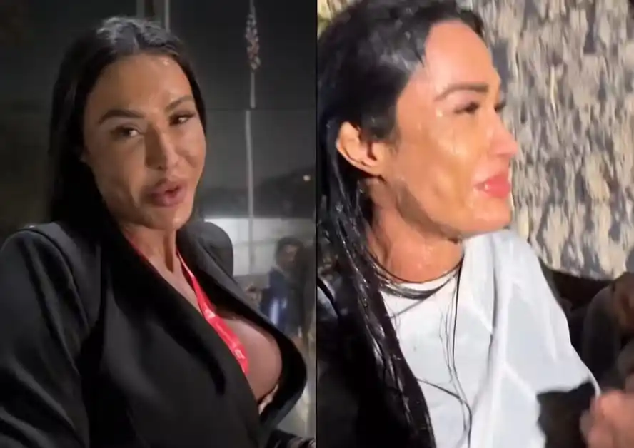 Image from Jornal Extra: *Gracyanne Barbosa é batizada em culto de Pablo Marçal: 'Arrependiment...
