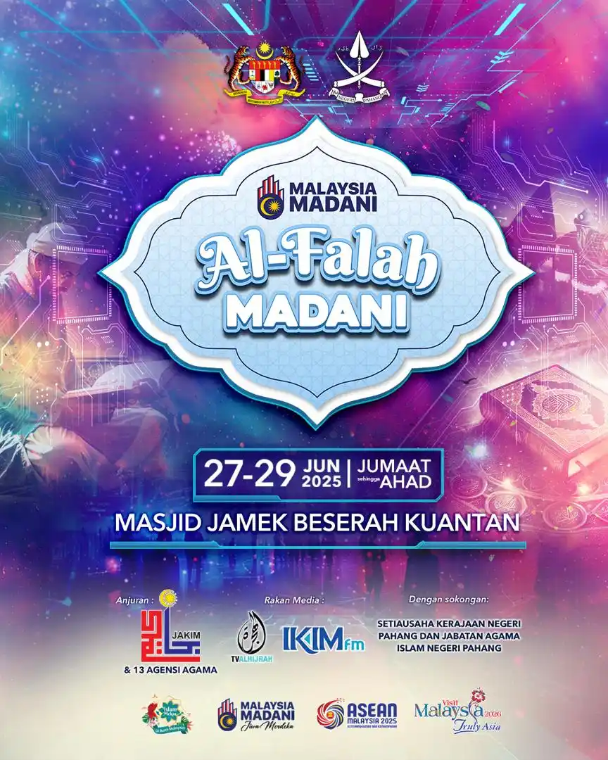 Image from Jabatan Agama Islam Wilayah Persekutuan (JAWI) : Karnival Al-Falah MADANI bakal menggegarkan Masjid Jamek Beserah, Kuan...