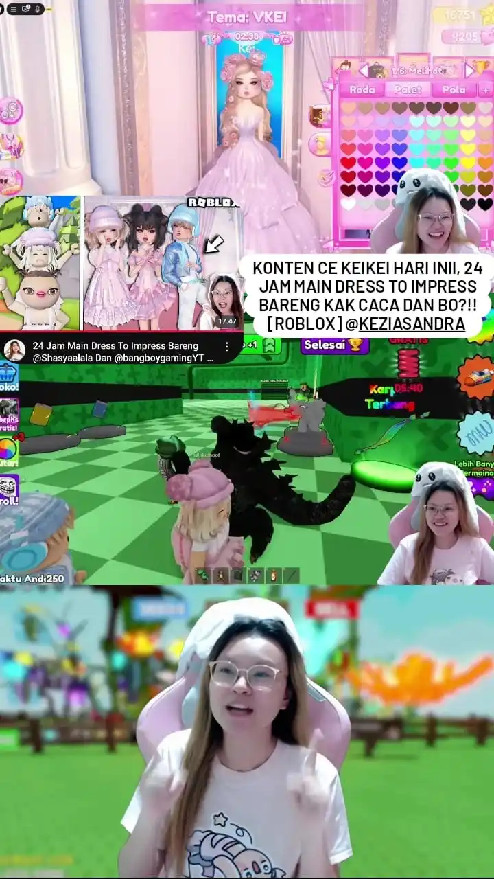 Image from ✨Keinyot Comunnity✨: konten Ce KeiKei hari inii, 24 Jam Main Dti Bareng Kak Caca Dan Bo?!! ...