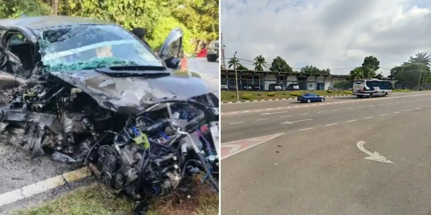 Image from MS News: *Man killed instantly in 6-vehicle collision after failed overtaking a...