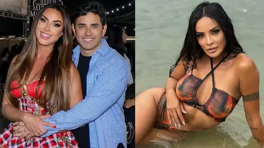 Image from Jornal Extra: *Nicole Bahls tem recaída com o ex e manda 'prova' para Carol Nakamura...