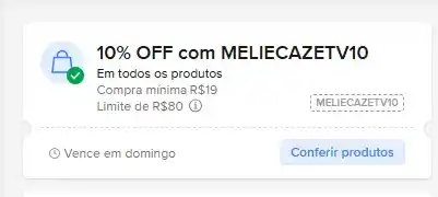 Image from Girlromances - PROMOS EM GERAL 🛍💰: ✨NOVO CUPOM MERCADO LIVRE CORREEEE 🛍10% OFF em todo o site* Mínimo ...