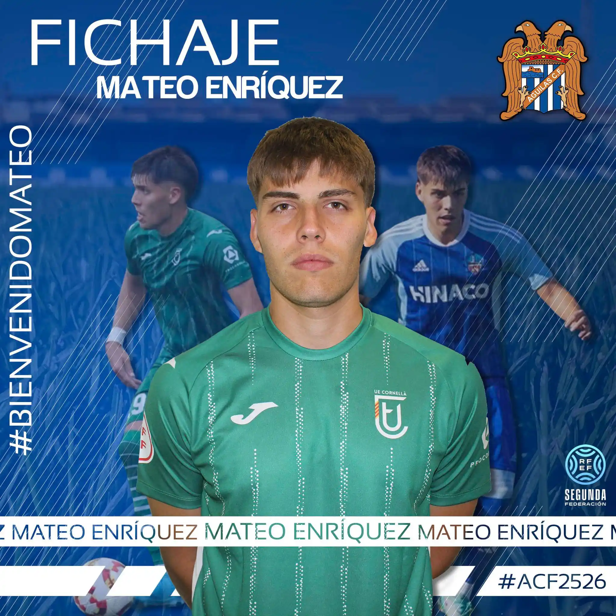 Image from Águilas Fútbol Club: 📣 𝗢𝗙𝗜𝗖𝗜𝗔𝗟 | Mateo Enríquez, talento y gol para la medular del ...